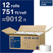 Tork Mini Jumbo Toilet Paper Roll White T2, Advanced, 2-Ply, 12 X 751', 12024402