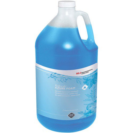SC Johnson Fresh Apple Refill Foam Hand Soap - Fresh Apple Scent - 1 Gal (3.8 L) - Dirt Remover, Kill Germs - Hand - Blue - Anti-Irritant, Non-Drying - 1 Each | Bundle of 10 Each