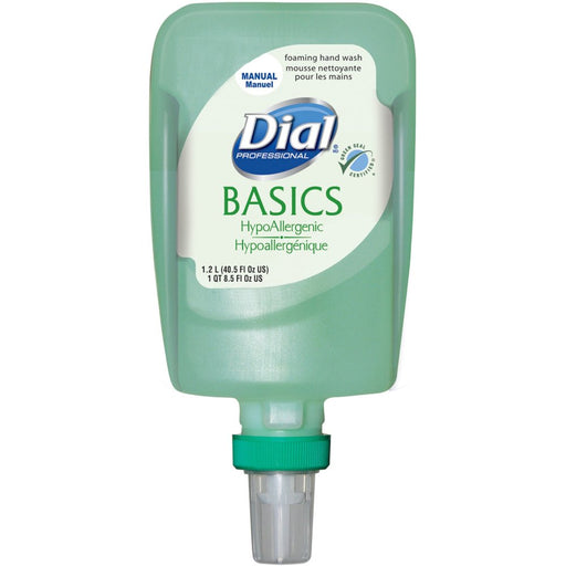 Dial, DIA16714, FIT Manual Refill Basics Foam Hand Wash, 3 / Carton, Green, 40.6 Fl Oz (1200 Ml)