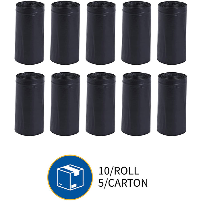 -Gjo70057 Slim Jim Can Liners , Black, 1 Count (Pack of 150)