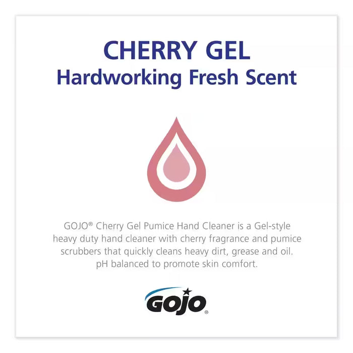1 Gal. Cherry Scent Gel Pumice Hand Soap, Bottle, 2/Carton
