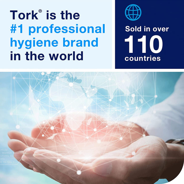 Tork Multifold Hand Towel White H2, Universal, 100% Recycled Fibers, 16 X 250 Towels, MB540A
