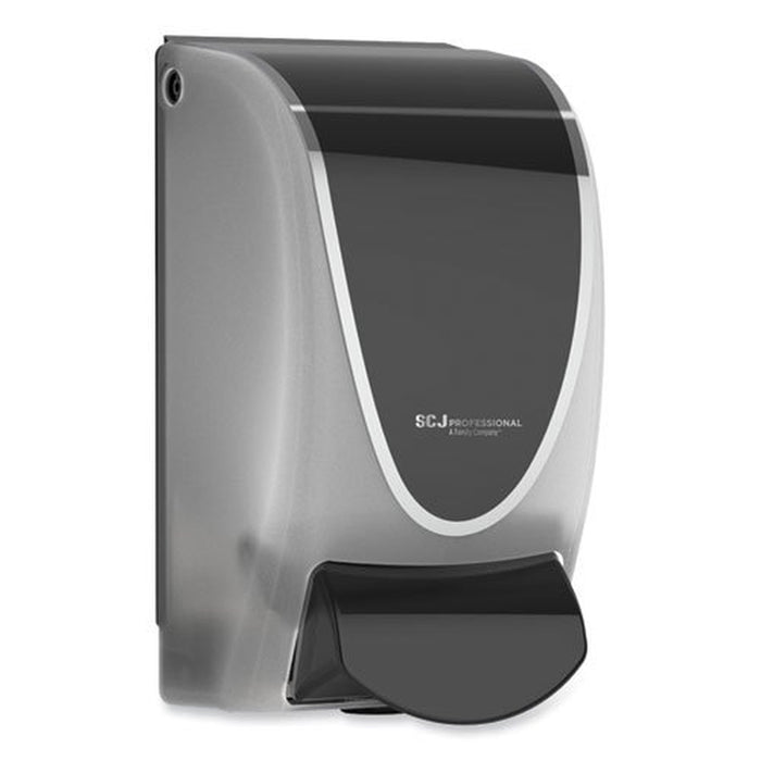 TRANSPARENT MANUAL DISPENSER, 1 L, 4.92 X 4.5 X 9.25, BLACK/CHROME, 15/CARTON | Bundle of 2 Cartons
